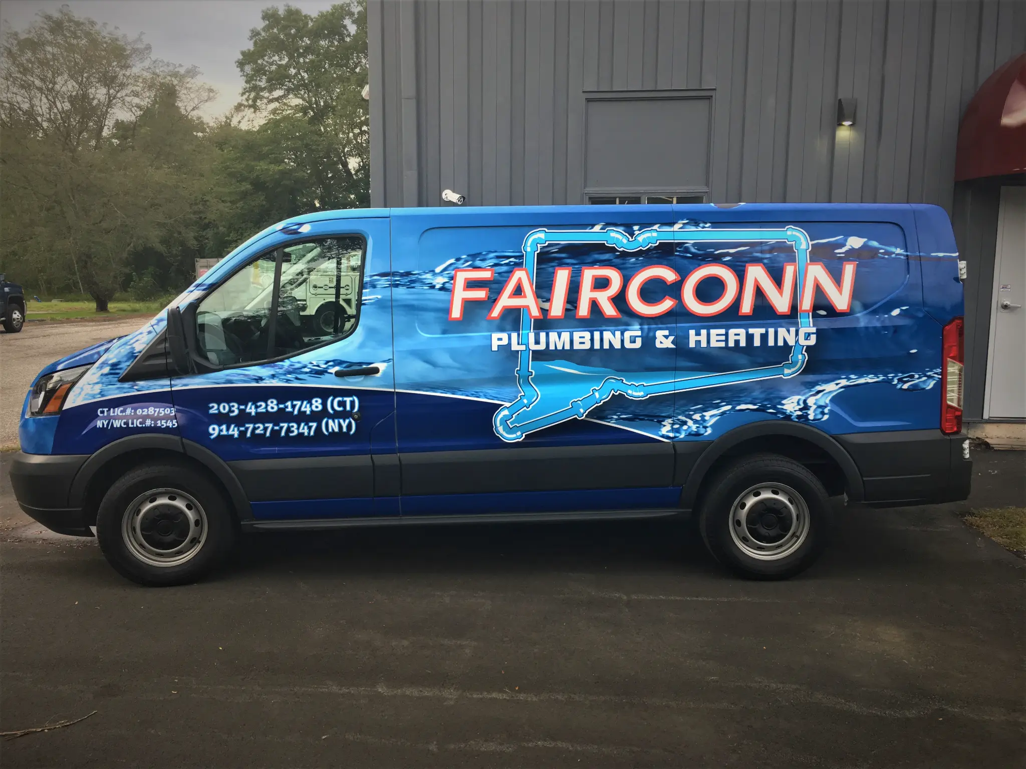 VEHICLE LETTERING — SERVICE TRUCK